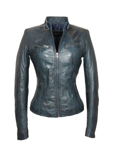 Leren jack dames 1191