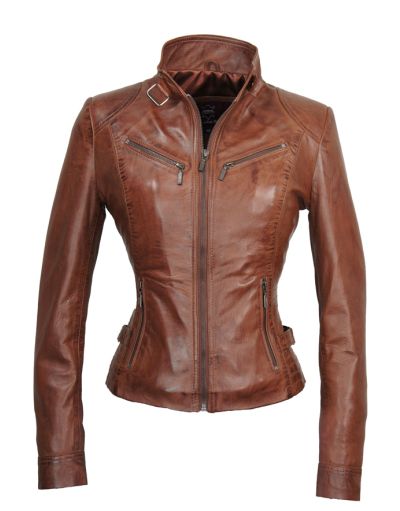 Leren jack 446