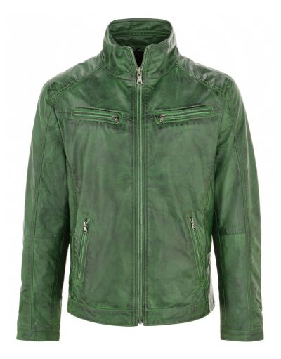 Heren groene jack Damian