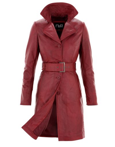 Leren Trenchcoat  113