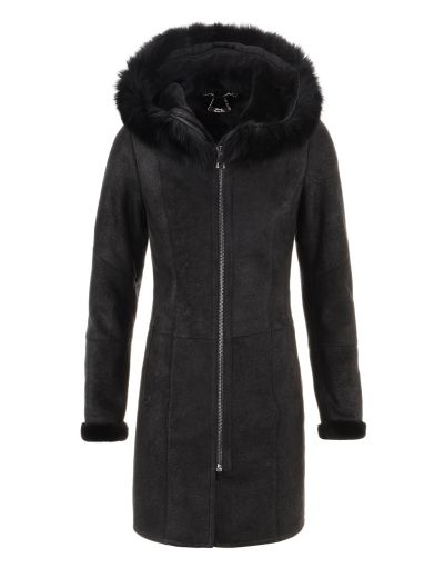Lammy Coat Dames Crack Brisa