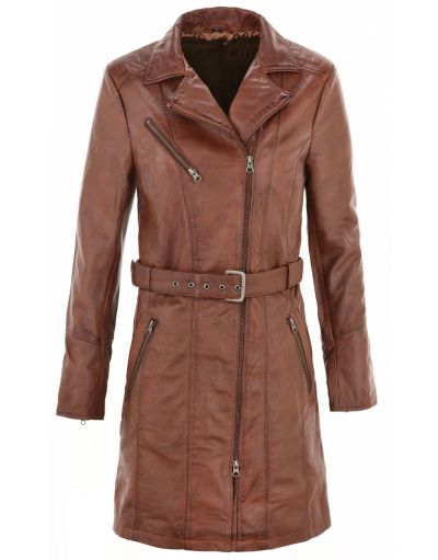 Leren Trenchcoat Huma