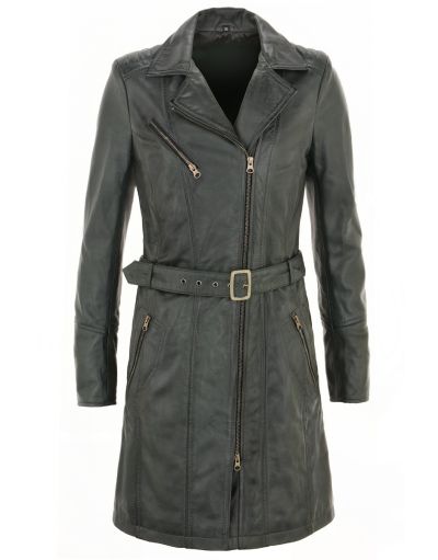 Leren Trenchcoat Huma