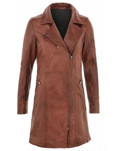 Leren Trenchcoat Tammy