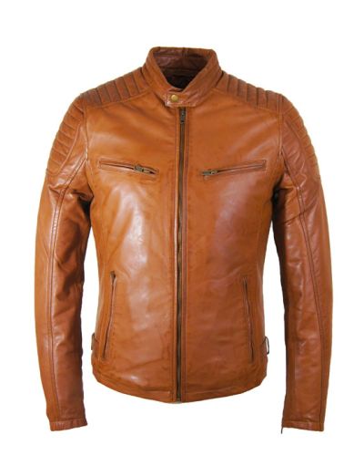 Motor look leren jas 4051