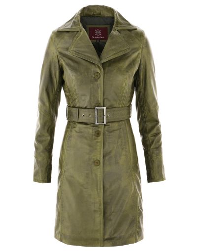 Leren Trenchcoat  113