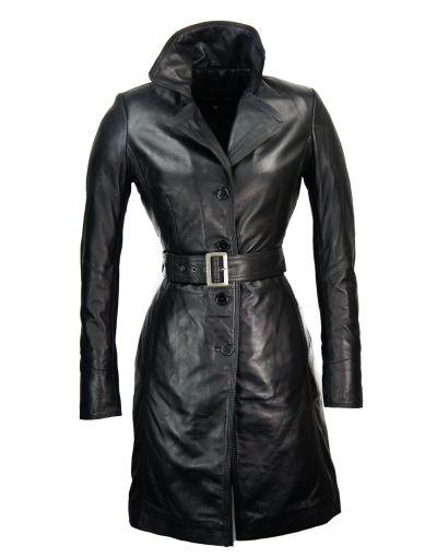 Leren Trenchcoat  113