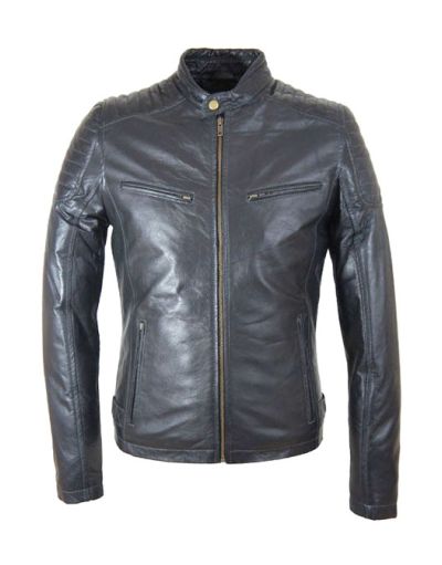 Motor look leren jas 4051