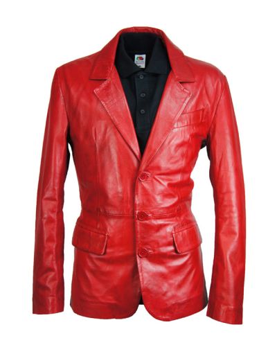 Rode heren blazer