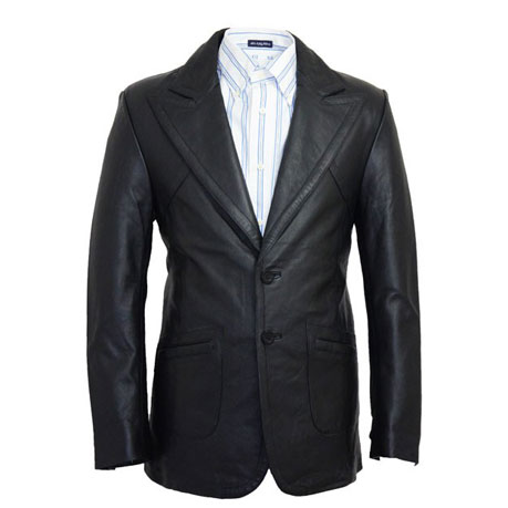 dames jas blauw met bont